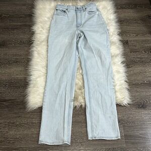 Abercrombie & Fitch Womens 90s Straight Ultra High Rise Curve Love Size 26/2R